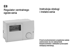 DRZONECCONTAA Zone controller configuration_E8.0634 PL 2.105-11 0317_Installation and operation manual_Polish download